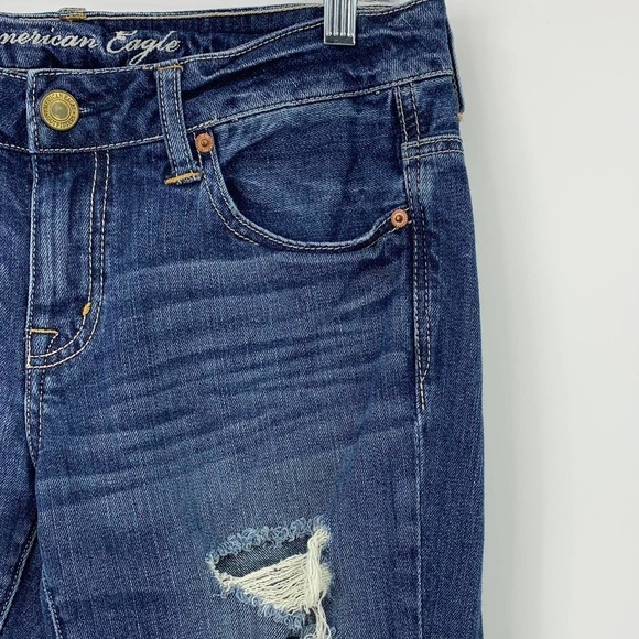 American Eagle stretch destroyed skinny jeans - Picture 2 of 12